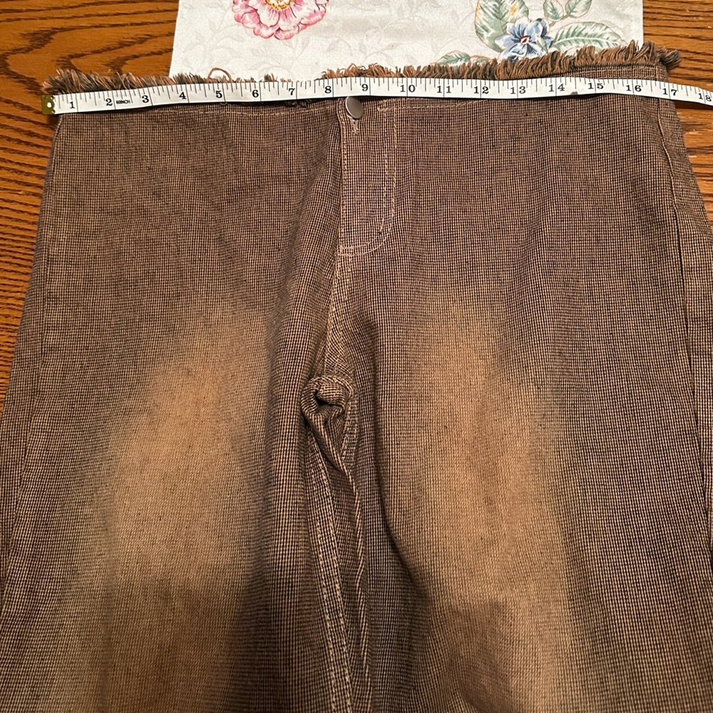 Elegant Brown Wide Leg Women's Pants - Picture 7 of 10